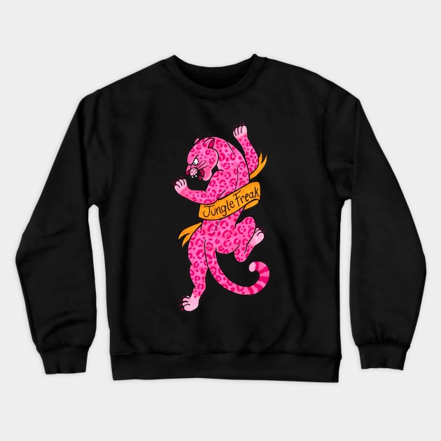 Jungle Freak Crewneck Sweatshirt by Luckyponytattoo